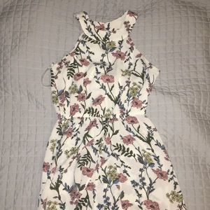 Floral Hi-Lo romper/dress